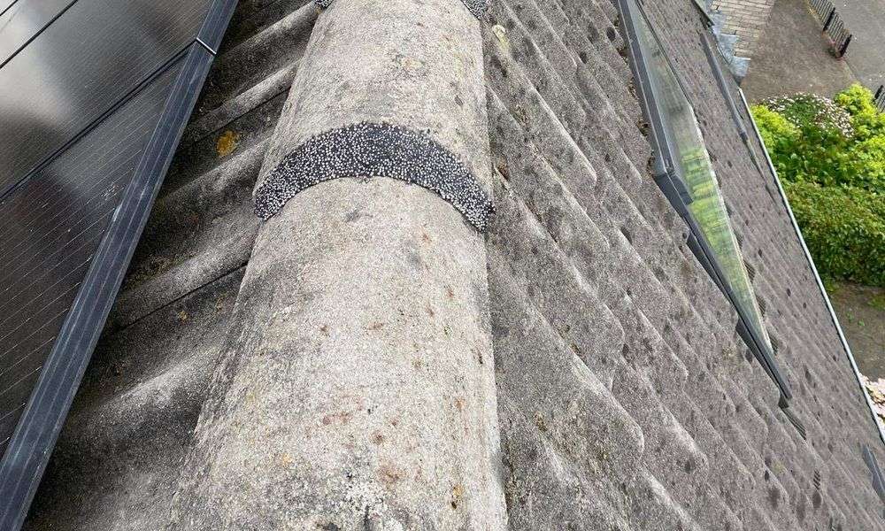 Vervangen van nokvorsten Waspik Nokvorsten zijn opnieuw vastgezet